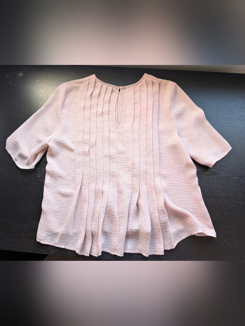 Oak + Fort White Ruffled Blouse in Blush - Picture 2 of 7